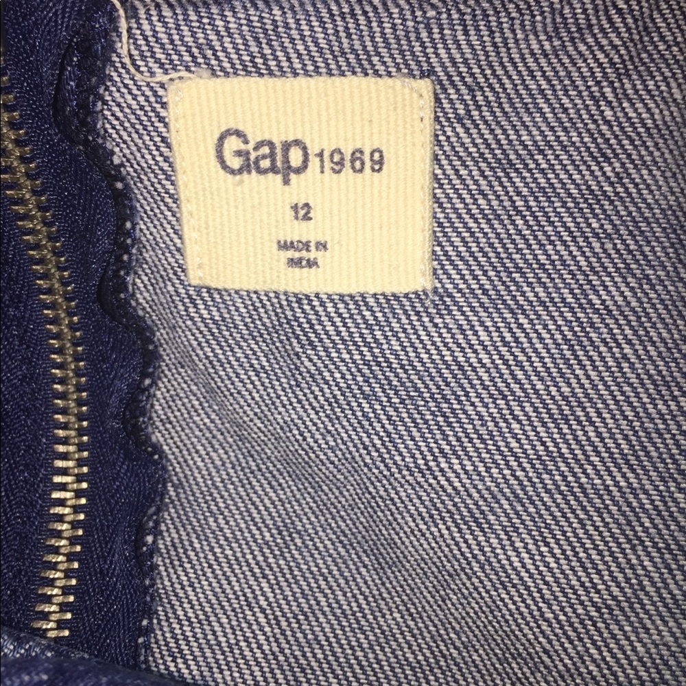 Used overall denim dress